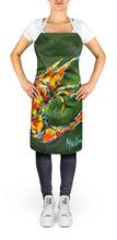 Load image into Gallery viewer, Green Waters Shrimp Apron – Artist-Designed Kitchen, BBQ &amp; Craft Apron