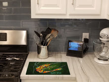 Load image into Gallery viewer, Green Waters Shrimp Glass Cutting Boards – Durable, Decorative Kitchen Art