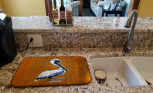 Load image into Gallery viewer, Hangin In Pelican Dish Drying Mat – Absorbent, Artistic Kitchen Essentials