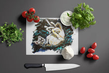 Load image into Gallery viewer, Happy Times Greyhoud Glass Cutting Boards – Durable, Decorative Kitchen Art