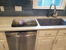 Load image into Gallery viewer, Heron in the Swamp Dish Drying Mat – Absorbent, Artistic Kitchen Essentials