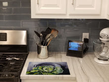 Load image into Gallery viewer, Home Grown In Plaquemines Parish Cabbage Glass Cutting Boards – Durable, Decorative Kitchen Art