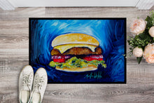 Load image into Gallery viewer, I Want Mine Dressed Hamburger Doormat-24x36 Indoor / Outdoor Rug | Made in USA