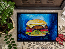 Load image into Gallery viewer, I Want Mine Dressed Hamburger Doormat-24x36 Indoor / Outdoor Rug | Made in USA
