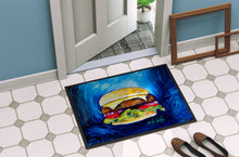 Load image into Gallery viewer, I Want Mine Dressed Hamburger Doormat-24x36 Indoor / Outdoor Rug | Made in USA