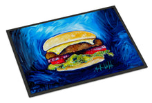 Load image into Gallery viewer, I Want Mine Dressed Hamburger Doormat-24x36 Indoor / Outdoor Rug | Made in USA