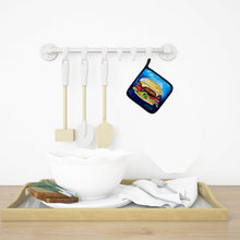 Load image into Gallery viewer, I Want Mine Dressed Hamburger Pot Holders - Set of 2 Decorative Kitchen Helpers | Made in the USA