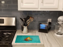 Load image into Gallery viewer, In The Marsh Red Fish Glass Cutting Boards – Durable, Decorative Kitchen Art