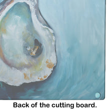 Load image into Gallery viewer, J Mac Oyster Glass Cutting Boards – Durable, Decorative Kitchen Art
