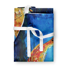 Load image into Gallery viewer, Katy Red Red Fish Apron – Artist-Designed Kitchen, BBQ &amp; Craft Apron