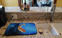 Load image into Gallery viewer, Katy Red Red Fish Dish Drying Mat – Absorbent, Artistic Kitchen Essentials