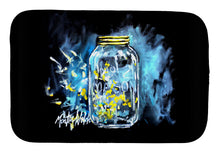 Load image into Gallery viewer, Lightning Bugs Dish Drying Mat – Absorbent, Artistic Kitchen Essentials