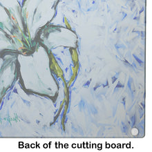 Load image into Gallery viewer, Lily Glass Cutting Boards – Durable, Decorative Kitchen Art