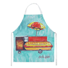 Load image into Gallery viewer, Hot Dog Cart Apron – Artist-Designed Kitchen, BBQ &amp; Craft Apron