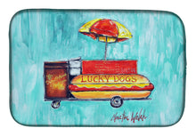 Load image into Gallery viewer, Hot Dog Cart Dish Drying Mat – Absorbent, Artistic Kitchen Essentials