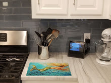 Load image into Gallery viewer, Mermaid After Your Heart Glass Cutting Boards – Durable, Decorative Kitchen Art