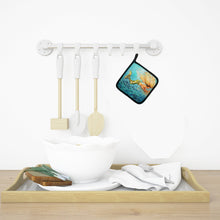 Load image into Gallery viewer, Mermaid After Your Heart Pot Holders - Set of 2 Decorative Kitchen Helpers | Made in the USA
