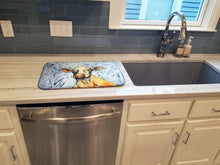 Load image into Gallery viewer, Moo Cow Dish Drying Mat – Absorbent, Artistic Kitchen Essentials