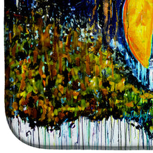 Load image into Gallery viewer, Moonlight Shadows Dish Drying Mat – Absorbent, Artistic Kitchen Essentials
