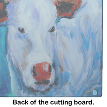 Load image into Gallery viewer, Move Over Cow Glass Cutting Boards – Durable, Decorative Kitchen Art