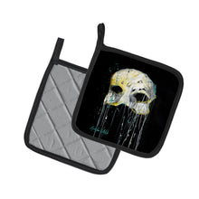 Load image into Gallery viewer, Mysterious Mask Pot Holders - Set of 2 Decorative Kitchen Helpers | Made in the USA