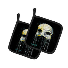 Load image into Gallery viewer, Mysterious Mask Pot Holders - Set of 2 Decorative Kitchen Helpers | Made in the USA
