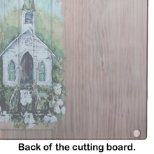 Load image into Gallery viewer, Nostalgic Zion AME  Glass Cutting Boards – Durable, Decorative Kitchen Art