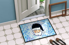 Load image into Gallery viewer, Novena Blue Santa Claus Doormat