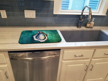 Load image into Gallery viewer, One Shell Oyster Dish Drying Mat – Absorbent, Artistic Kitchen Essentials