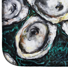 Load image into Gallery viewer, Oyster Lily Dish Drying Mat – Absorbent, Artistic Kitchen Essentials