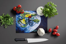 Load image into Gallery viewer, Oyster Plate Glass Cutting Boards – Durable, Decorative Kitchen Art