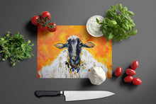 Load image into Gallery viewer, Peach Wool Sheep Glass Cutting Boards – Durable, Decorative Kitchen Art