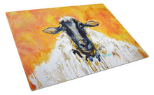 Load image into Gallery viewer, Peach Wool Sheep Glass Cutting Boards – Durable, Decorative Kitchen Art