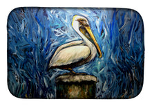 Load image into Gallery viewer, Pelican Blues Dish Drying Mat – Absorbent, Artistic Kitchen Essentials
