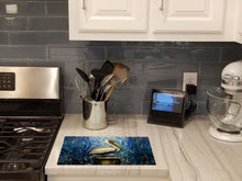 Load image into Gallery viewer, Pelican Blues Glass Cutting Boards – Durable, Decorative Kitchen Art