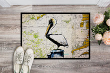 Load image into Gallery viewer, Pelican on Map Doormat