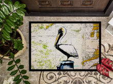 Load image into Gallery viewer, Pelican on Map Doormat