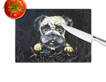 Load image into Gallery viewer, Pug It Out Glass Cutting Boards – Durable, Decorative Kitchen Art