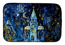 Load image into Gallery viewer, Raining Stars Dish Drying Mat – Absorbent, Artistic Kitchen Essentials
