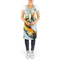 Load image into Gallery viewer, Red Fish On Map Apron – Artist-Designed Kitchen, BBQ &amp; Craft Apron