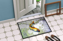 Load image into Gallery viewer, Red Fish On Map Doormat-24x36 Indoor / Outdoor Rug | Made in USA