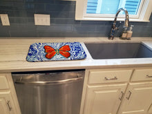 Load image into Gallery viewer, Red Glider Butterfly Dish Drying Mat – Absorbent, Artistic Kitchen Essentials