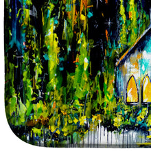 Load image into Gallery viewer, Rock of Ages Church Dish Drying Mat – Absorbent, Artistic Kitchen Essentials