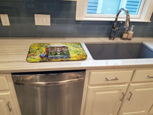 Load image into Gallery viewer, Saint Charles No. 922 Streetcar Dish Drying Mat – Absorbent, Artistic Kitchen Essentials