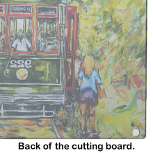 Load image into Gallery viewer, Saint Charles No. 922 Streetcar Glass Cutting Boards – Durable, Decorative Kitchen Art