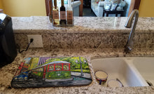 Load image into Gallery viewer, Saint Charles No. 922 Streetcar Again Dish Drying Mat – Absorbent, Artistic Kitchen Essentials