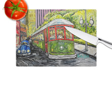 Load image into Gallery viewer, Saint Charles No. 922 Streetcar Again Glass Cutting Boards – Durable, Decorative Kitchen Art