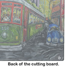 Load image into Gallery viewer, Saint Charles No. 922 Streetcar Again Glass Cutting Boards – Durable, Decorative Kitchen Art