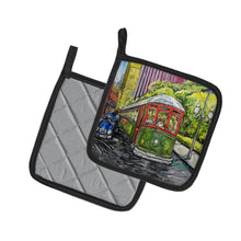Load image into Gallery viewer, Saint Charles No. 922 Streetcar Again Pot Holders - Set of 2 Decorative Kitchen Helpers | Made in the USA