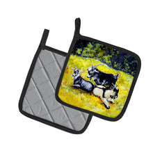 Load image into Gallery viewer, Scooter Pooter and Tooter Goats Pot Holders - Set of 2 Decorative Kitchen Helpers | Made in the USA